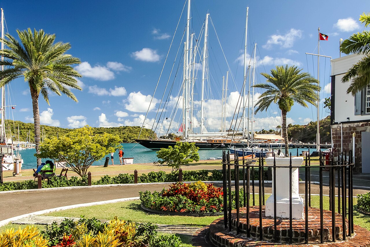 English Harbour in Antigua and Barbuda
