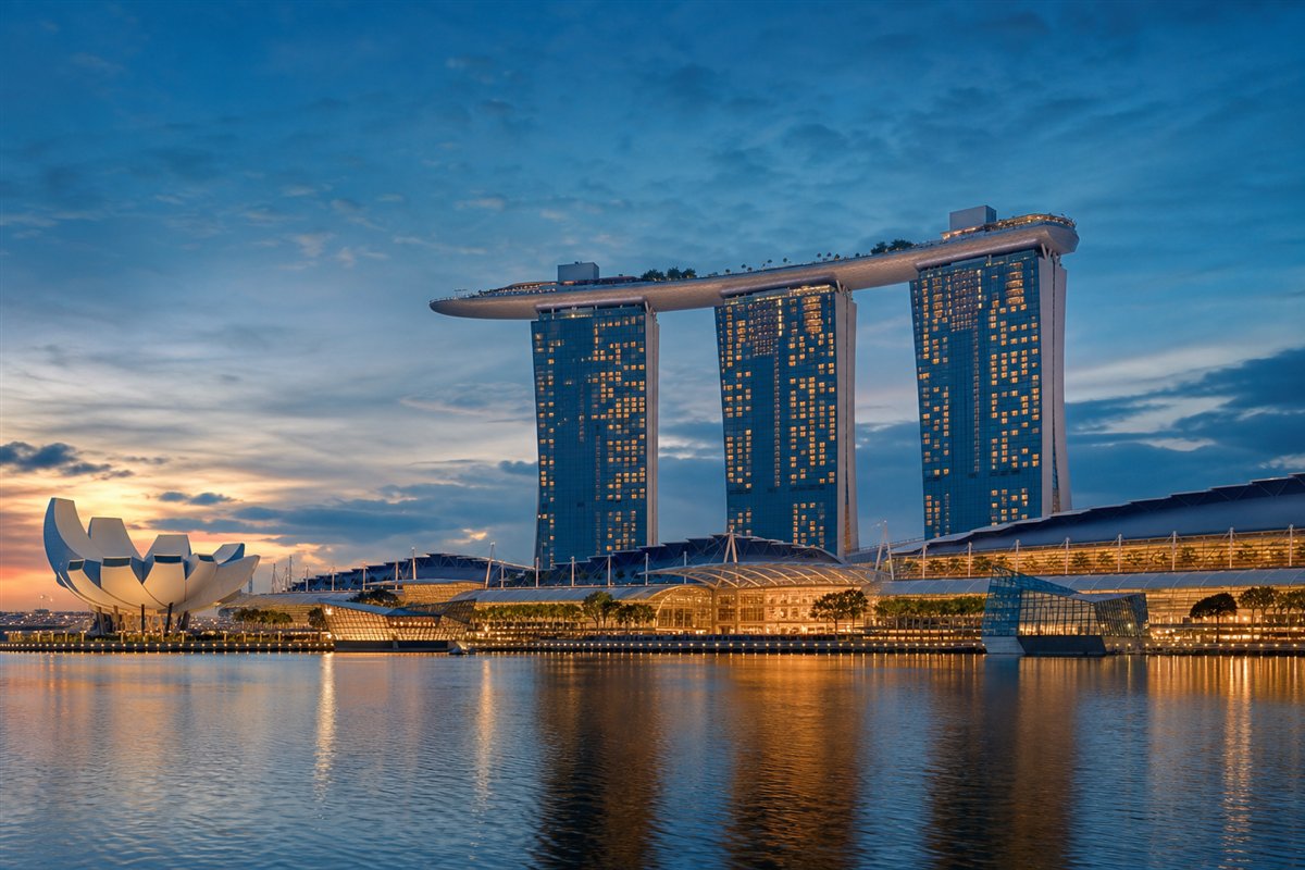 Singapore Marina Bay skyline