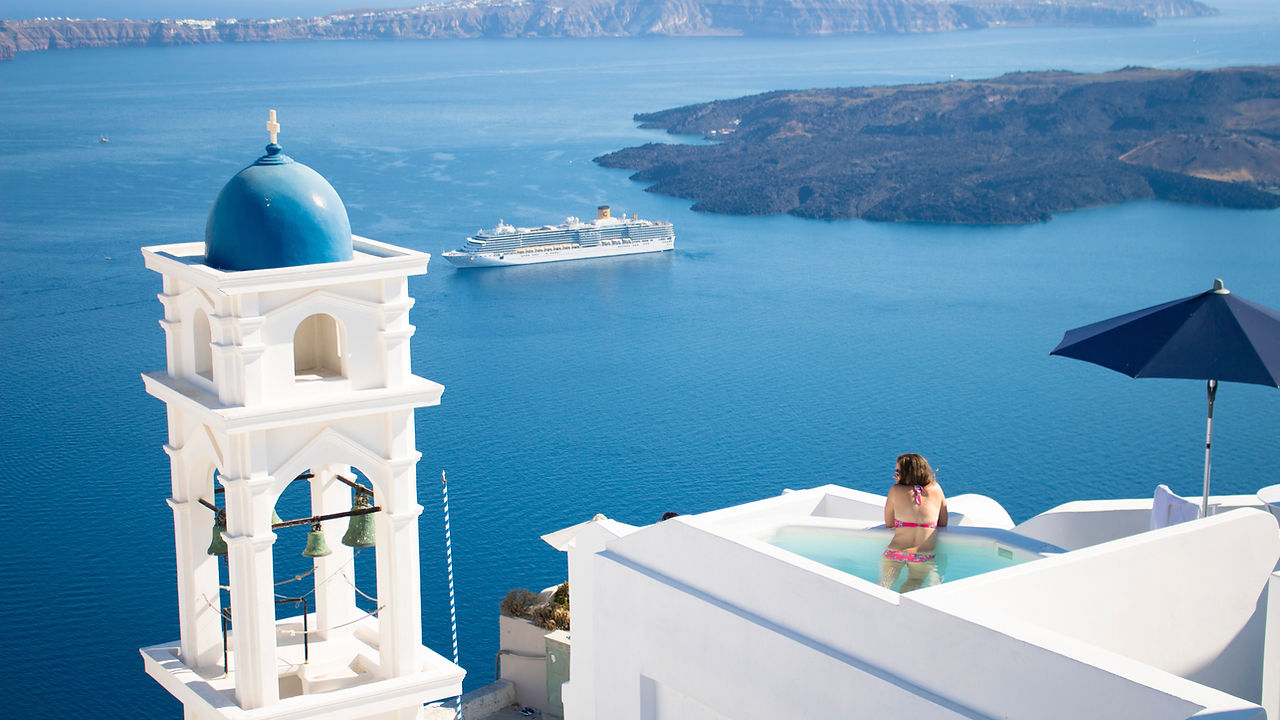 A representative city or landscape in Greece