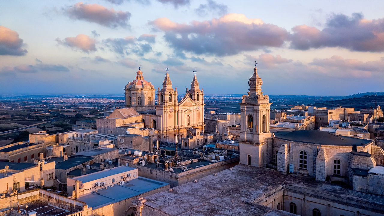 A representative city or landscape in Malta