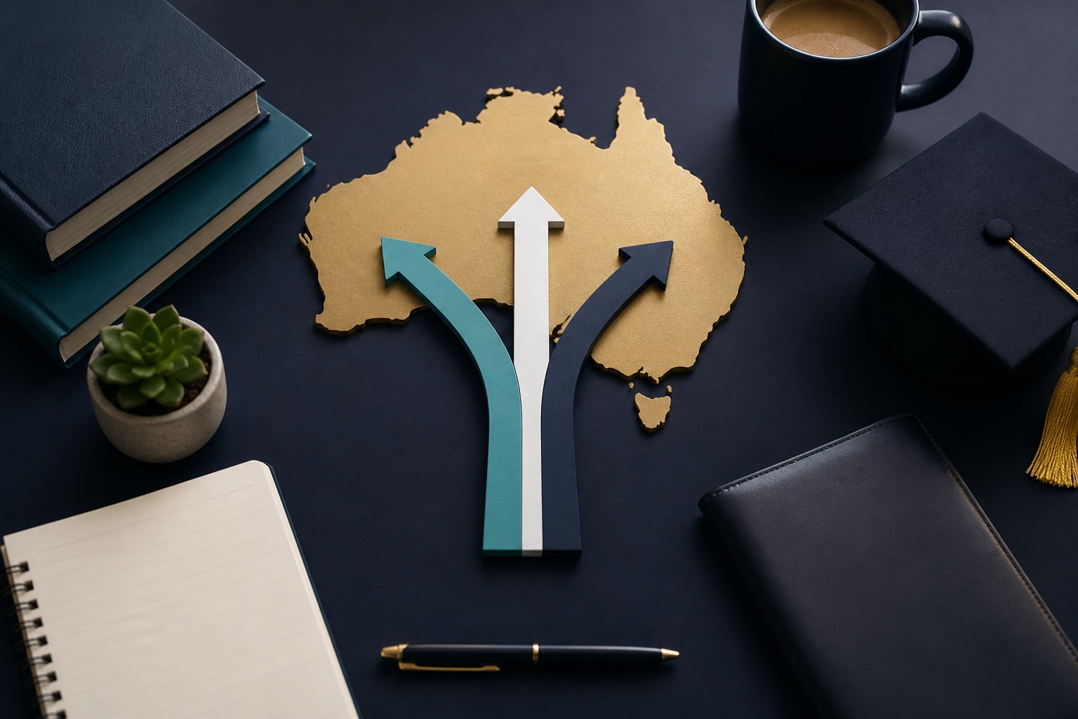 Australia Student-to-Work Planning: Separate Study, Graduate and Skilled Pathways